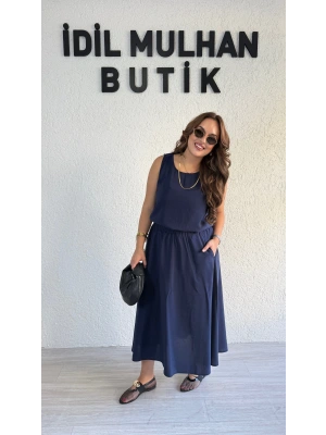 Lacivert Etekli Tensel Takım