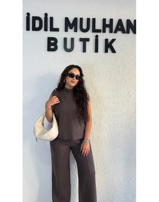 Acı Kahve Fitilli Selanik Kolsuz Takım