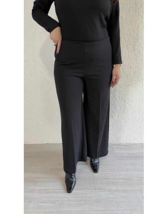 Siyah Palazzo Pantolon