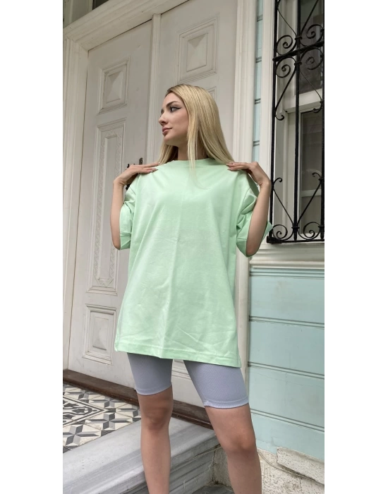 Yeşil Oversize T-Shirt