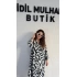 Haki Batik Desenli Elbise