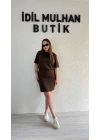 Acı Kahve Belden Gizli Elbise