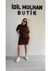 Acı Kahve Belden Gizli Elbise