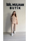Bej Kısa Kol Modal Takım