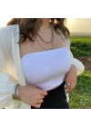 Beyaz Crop Top