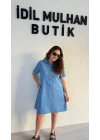 Kot Rengi Polo Yaka Elbise