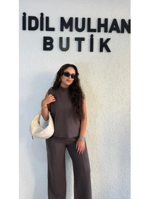 Acı Kahve Fitilli Selanik Kolsuz Takım