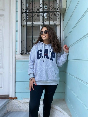 Gri 3 İplik Şardonlu Sweatshirt