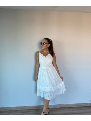 İnce Askılı Fisto Elbise