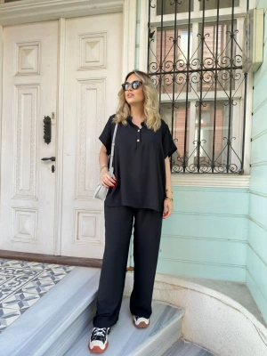 Viskon Kısa Kollu Takım