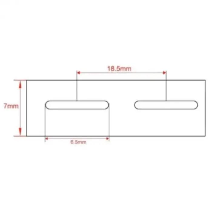 1P 7 * 0,20 mm Delikli Nikel Şerit