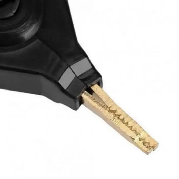 Altın Kaplama Büyük Test Klipsi - Krokodil (Siyah)