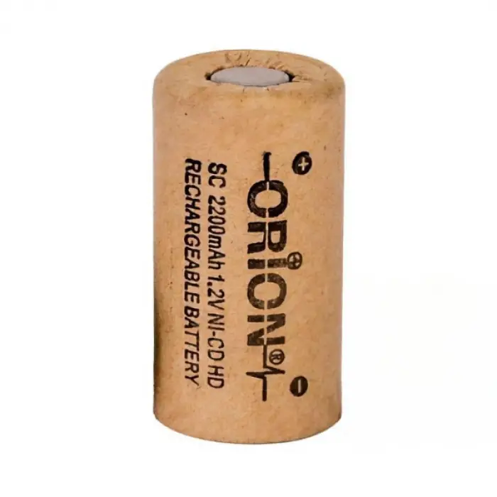 Orion 1.2V Ni-Cd SC 2200 mAh Başsız Şarjlı Pil