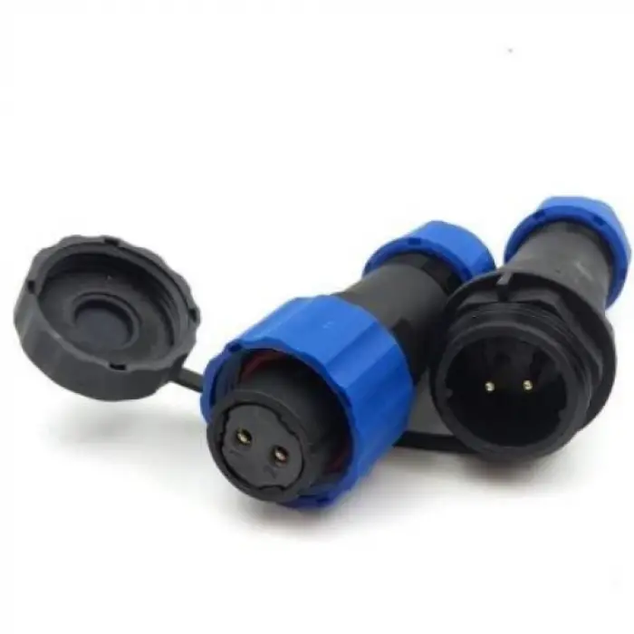 SD16 2-Pin 16 mm Su Geçirmez Konnektör Takımı