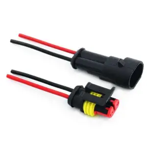 Kablolu Konnektör Takımı Su Geçirmez 2-Pin