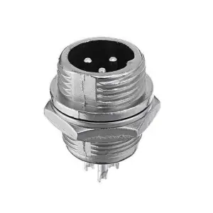 Mike Konnektör 3-Pin 12mm (Erkek)