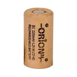 Orion 1.2V Ni-Cd SC 2200 mAh Başsız Şarjlı Pil
