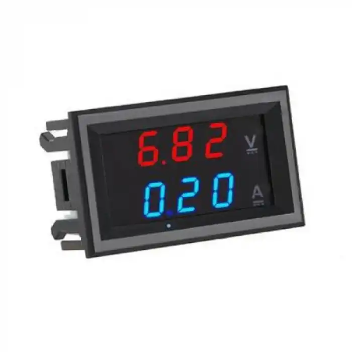 0-100V / 0-10A Dijital Voltaj-Amper Göstergesi