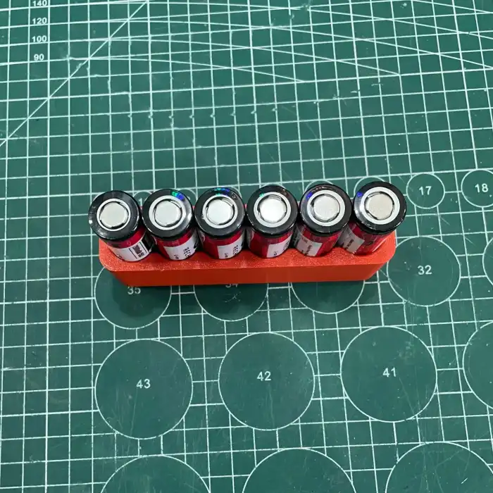 18650 Pil Fikstürü 6lı