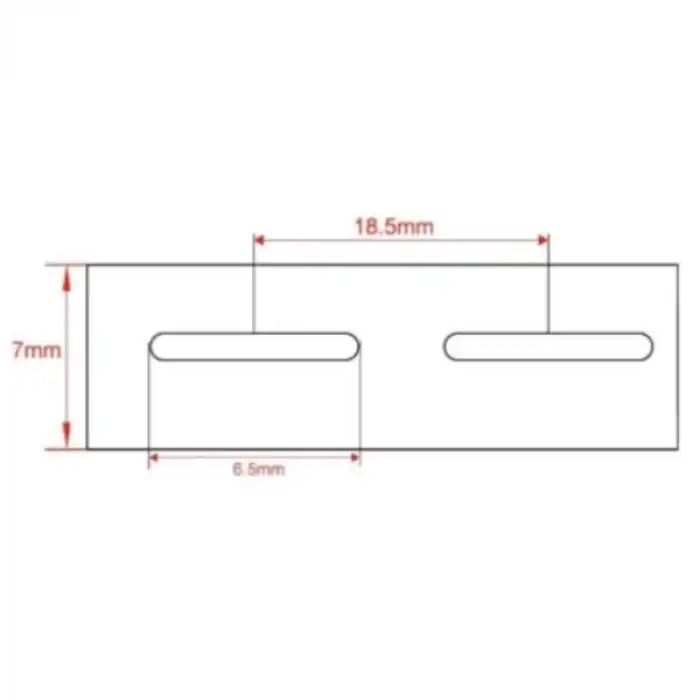 1P 7 * 0,20 mm Delikli Nikel Şerit