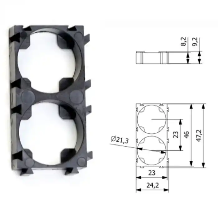 21700 2li Pil Tutucu
