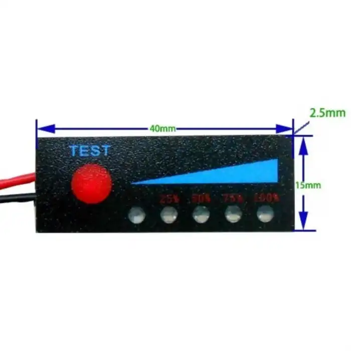 3S (11,1V) LED Lityum Batarya Seviye Göstergesi