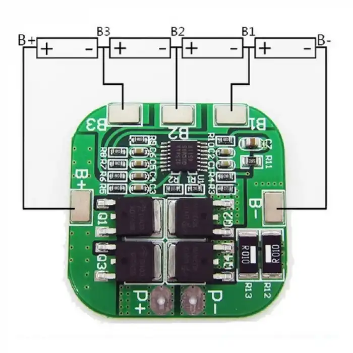 4S 20A Li-ion PCB BMS