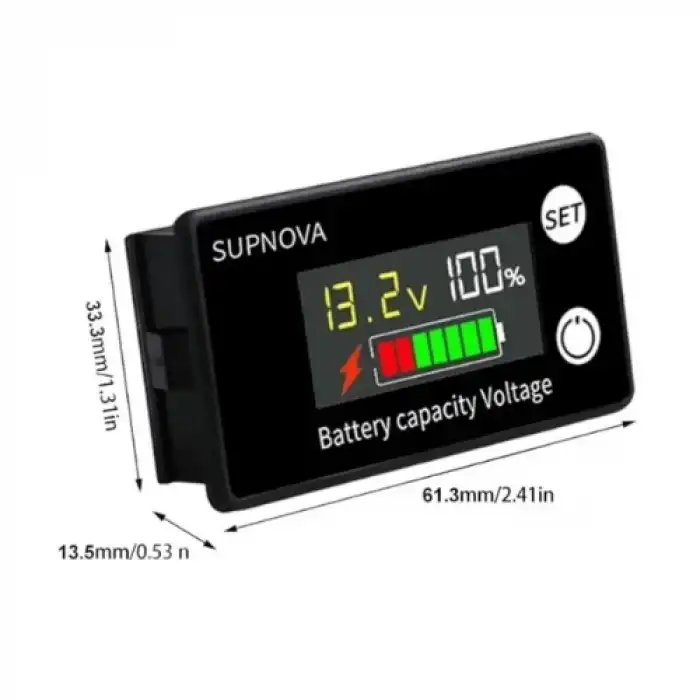 DC 8V-100V Pil Kapasite Göstergesi