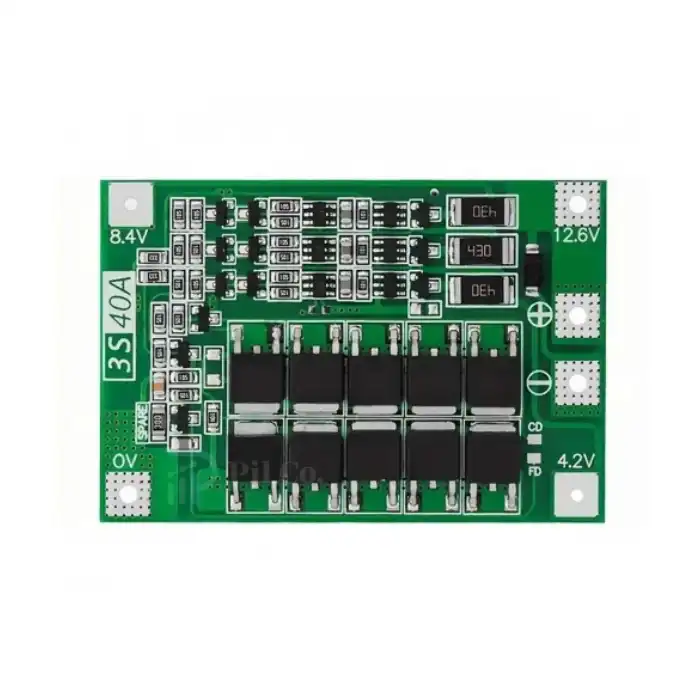 3S 40A Lityum iyon BMS Balanslı