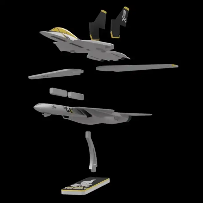 F-14 Tomcat Kendin Yap Maket Uçak Kiti (PLA+)