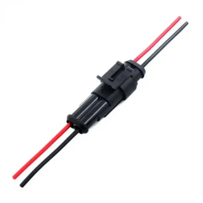 Kablolu Konnektör Takımı Su Geçirmez 2-Pin