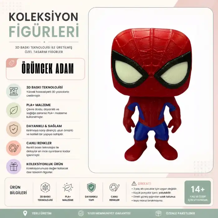 Örümcek Adam Figür