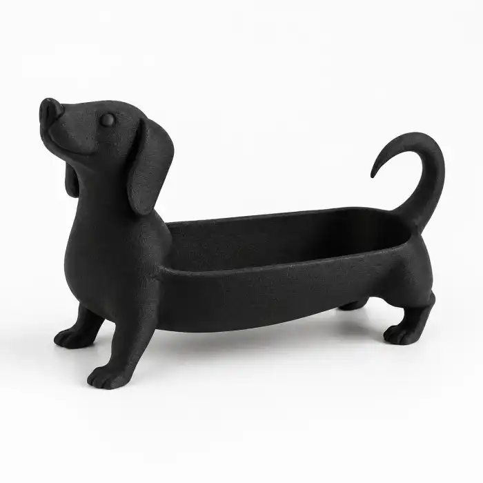 Sevimli Sosis Köpek | Dekoratif Masaüstü Organizer | PLA+ 3D Baskı