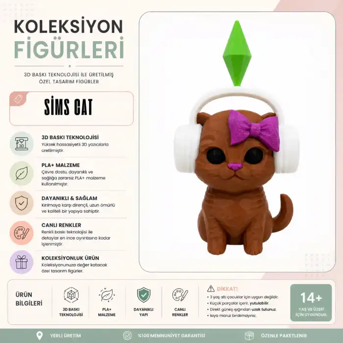 Sims Kedi Figürü