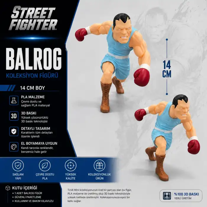 Street Fighter BALROG Figür