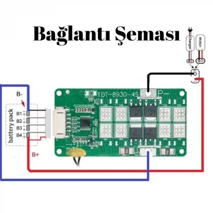 TDT 4S 10A LiFePO4 BMS