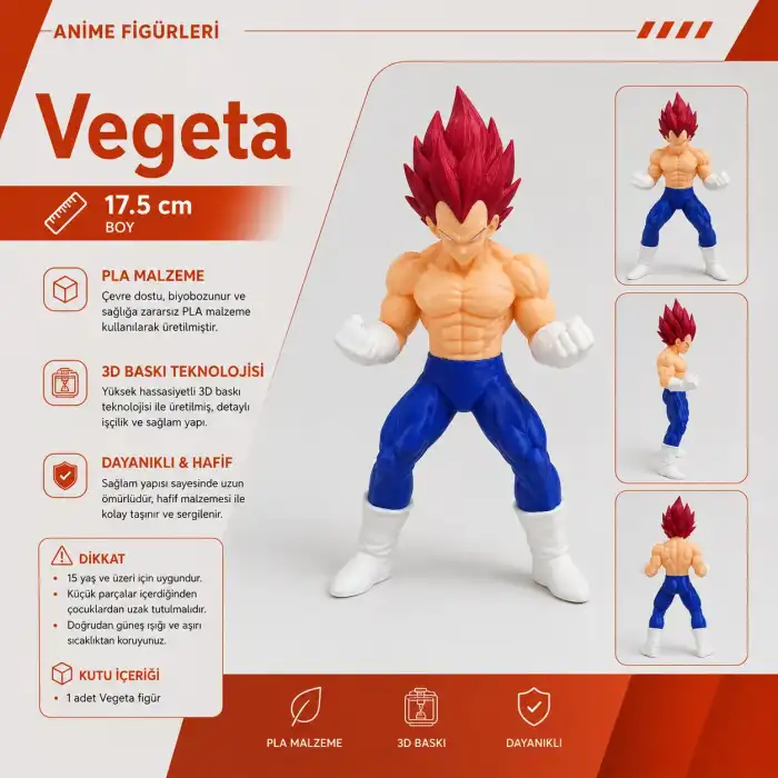 Vegeta Anime Figür