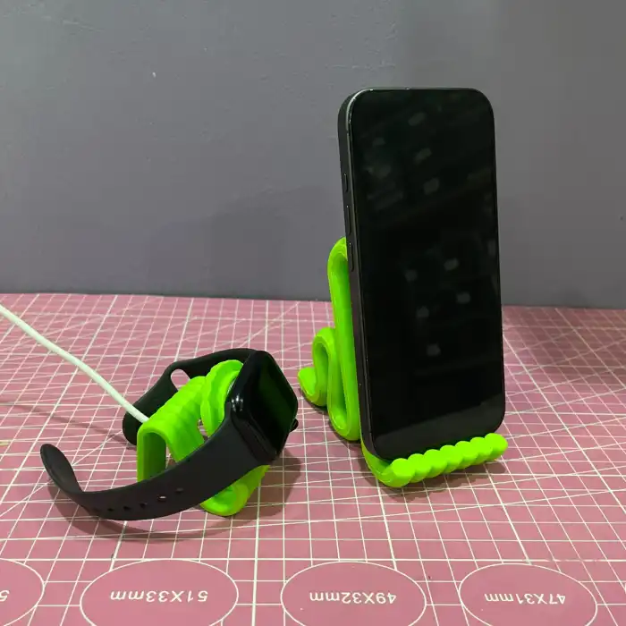 Wave Telefon & Saat Stand Takımı