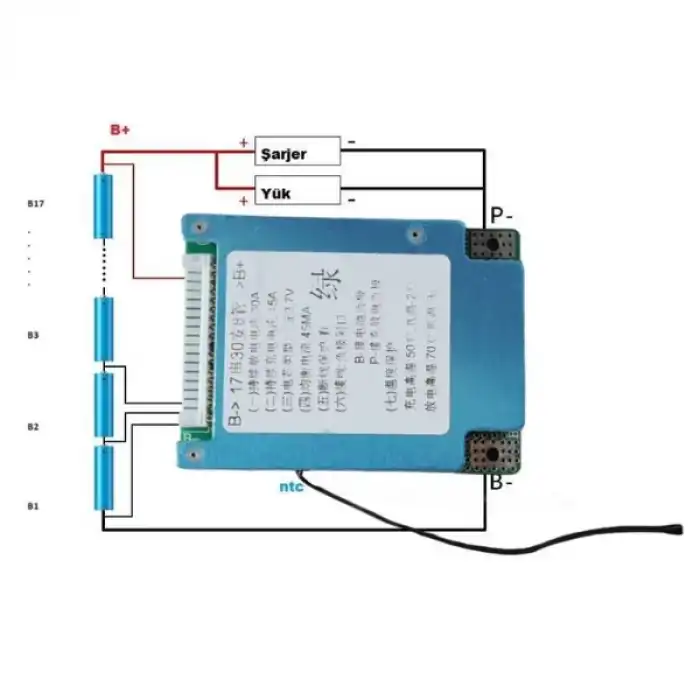 XR 17S 30A Li-ion BMS