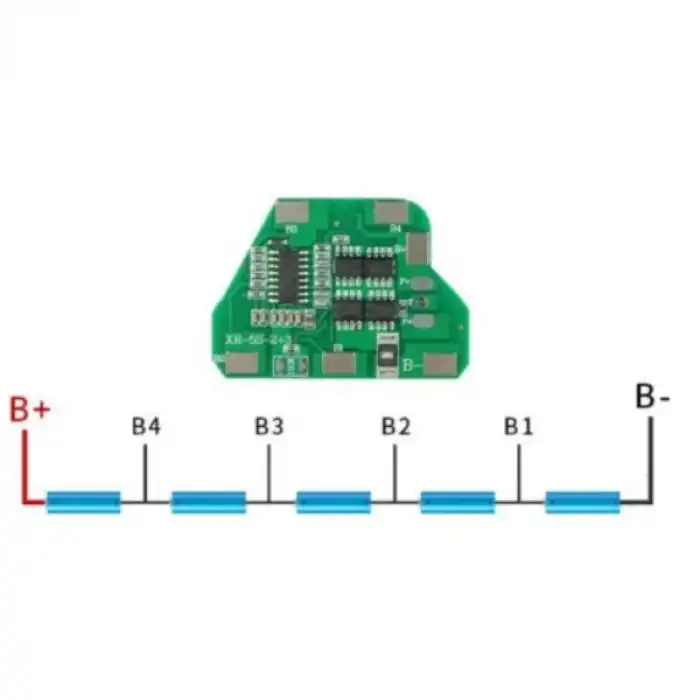 XR 5S 10A Li-ion BMS (PCB)