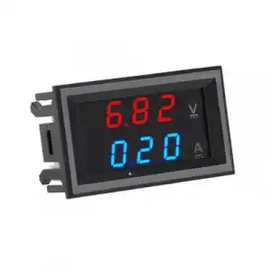 0-100V / 0-10A Dijital Voltaj-Amper Göstergesi