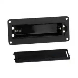 18650 Pano Tipi Kapaklı Pil Yuvası Tekli