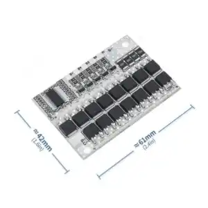 4S 100A LiFePO4 BMS (Beyaz PCB)