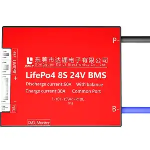 Daly 8S 60A LiFePO4 BMS