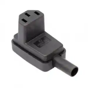 90 Derece Üçlü Dişi Power Soket Kablolanabilir Fiş