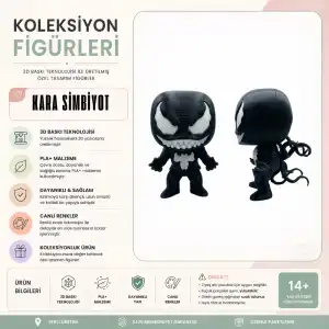 Kara Simbiyot Koleksiyon Figürü