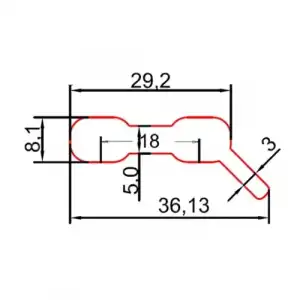 Şekilli Punta Teli M7 (36*8*0.12)