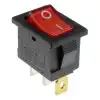 Kırmızı Işıklı On/Off Anahtar 3 Pin