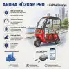 Arora Rüzgar Pro Uyumlu 60 Volt 30 Ah LiFePO4 Smart Batarya