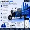 Akeso L500 Uyumlu 72 Volt 60 Ah LiFePO4 Smart Batarya